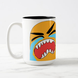 weinen, bis es getan ist zweifarbige tasse