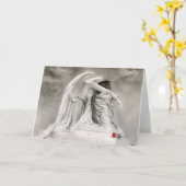 Weinen der Angel-Karte Karte (Gelbe Blume)