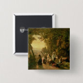 Weinen der Tochter von Jephthah, 1846 Button (Vorne & Hinten)