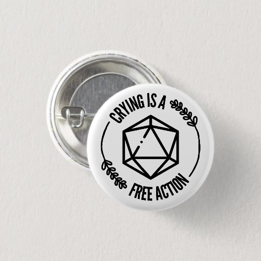 Weinen ist ein Button für freie Aktion (Vorne & Hinten)