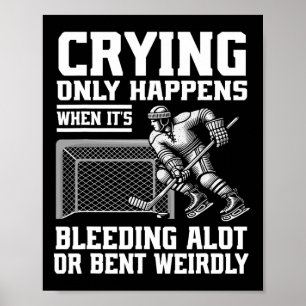 Weinen passiert nur, wenn es stark blutet oder ver poster
