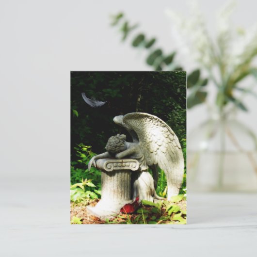 Weinen Postkarte (Stehend Vorderseite)