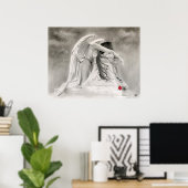 Weinen von Angel Poster (Heimbüro)