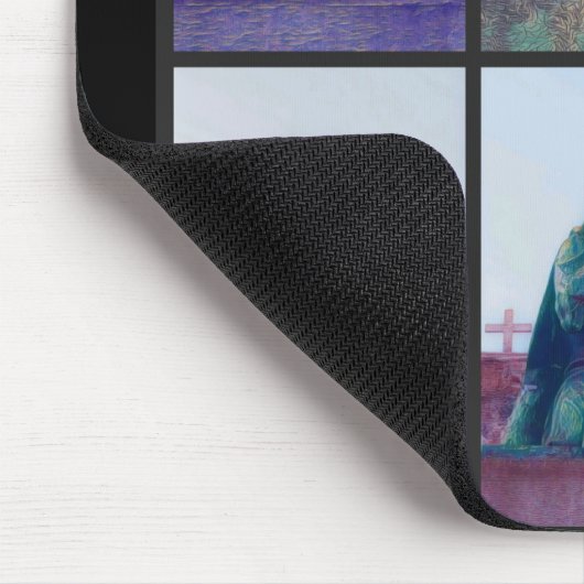 weinende Frauen Mousepad (Ecke)