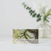 Weinende Weide-Baum-Chirurg Visitenkarte (Stehend Vorderseite)