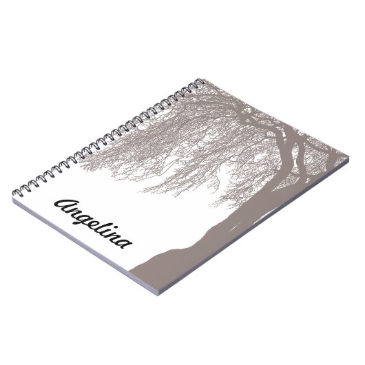 Weinende Weide Notizblock (Linke Seite)