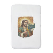 weinender Jesus Syntaxfehler Codierung Programmier Badematte (Vorderseite Vertikal)