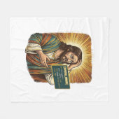 weinender Jesus Syntaxfehler Codierung Programmier Fleecedecke (Vorderseite (Horizontal))