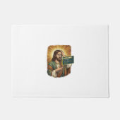 weinender Jesus Syntaxfehler Codierung Programmier Fußmatte (Vorderseite)