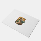 weinender Jesus Syntaxfehler Codierung Programmier Fußmatte (Schrägansicht)