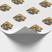 weinender Jesus Syntaxfehler Codierung Programmier Geschenkpapier (Ecke)