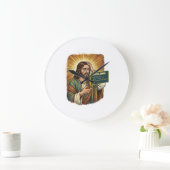 weinender Jesus Syntaxfehler Codierung Programmier Große Wanduhr (Zuhause)