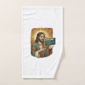 weinender Jesus Syntaxfehler Codierung Programmier Handtuch (Handtuch)