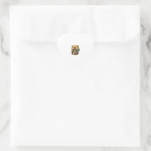weinender Jesus Syntaxfehler Codierung Programmier Herz-Aufkleber (Tasche)