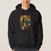 weinender Jesus Syntaxfehler Codierung Programmier Hoodie (Vorderseite)