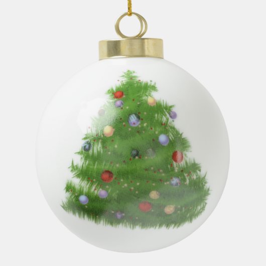 weinender Jesus Syntaxfehler Codierung Programmier Keramik Kugel-Ornament (Rückseite)