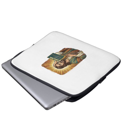weinender Jesus Syntaxfehler Codierung Programmier Laptopschutzhülle (Vorne Knopf)