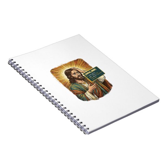 weinender Jesus Syntaxfehler Codierung Programmier Notizblock (Rechte Seite)