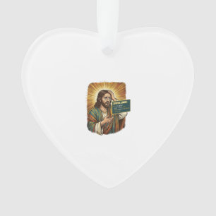 weinender Jesus Syntaxfehler Codierung Programmier Ornament