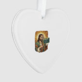 weinender Jesus Syntaxfehler Codierung Programmier Ornament (Vorderseite)