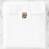 weinender Jesus Syntaxfehler Codierung Programmier Runder Aufkleber (Tasche)