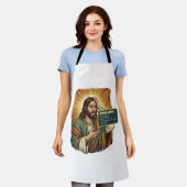 weinender Jesus Syntaxfehler Codierung Programmier Schürze (Getragen)