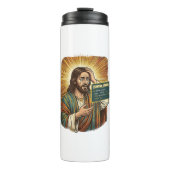 weinender Jesus Syntaxfehler Codierung Programmier Thermosbecher (Vorderseite)