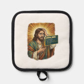 weinender Jesus Syntaxfehler Codierung Programmier Topflappen (Vorderseite)
