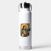weinender Jesus Syntaxfehler Codierung Programmier Trinkflasche (Vorderseite)
