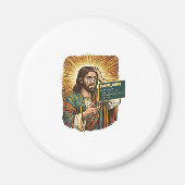 weinender Jesus Syntaxfehler Codierungsprogrammier Magnet (Vorne)