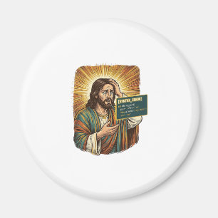 weinender Jesus Syntaxfehler Codierungsprogrammier Magnet