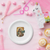 weinender Jesus Syntaxfehler Codierungsprogrammier Pappteller (Party)