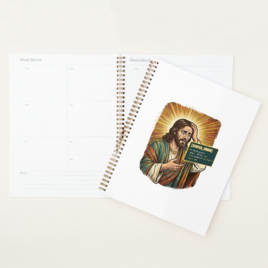 weinender Jesus Syntaxfehler Codierungsprogrammier Planer (Anzeige)