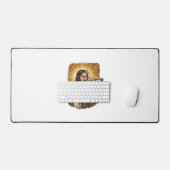 weinender Jesus Syntaxfehler Codierungsprogrammier Schreibtischunterlage (Tastatur & Maus)