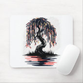 Weinendes Feuer Mousepad (Mit Mouse)