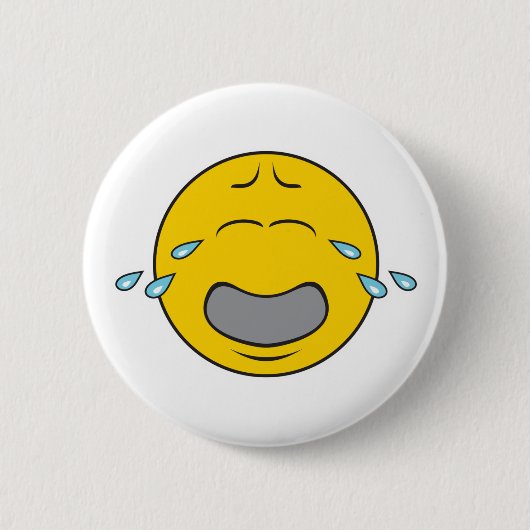 Weinendes Gesicht Button (Vorderseite)