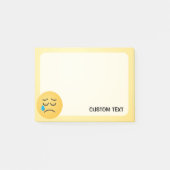 Weinendes Gesicht Post-it Klebezettel (Vorderseite)