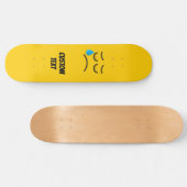 Weinendes Gesicht Skateboard (Horizontal)
