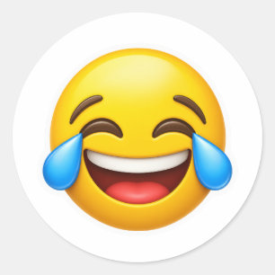 Weinendes Lachen Emoji Meme Aufkleber