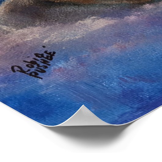 Weinenposter Poster (Ecke)