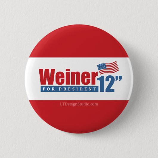 Weiner 2012 Zoll - Knopf Button (Vorderseite)