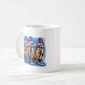 Weiner Christmas Kaffeetasse (Vorderseite Links)