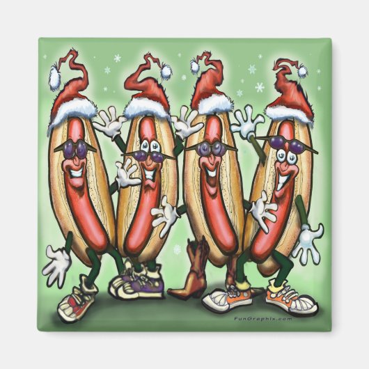 Weiner Christmas Magnet (Vorne)