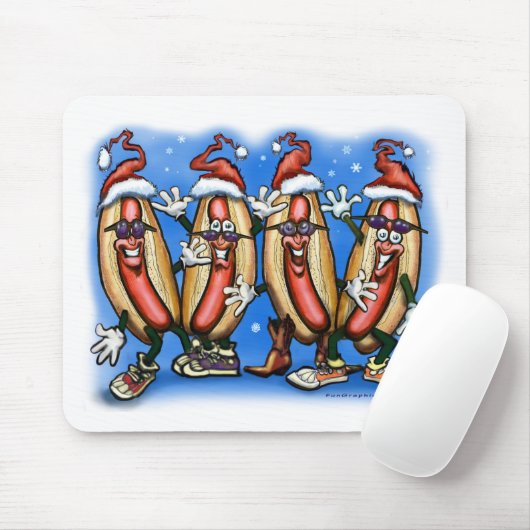 Weiner Christmas Mousepad (Mit Mouse)