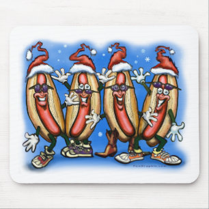 Weiner Christmas Mousepad
