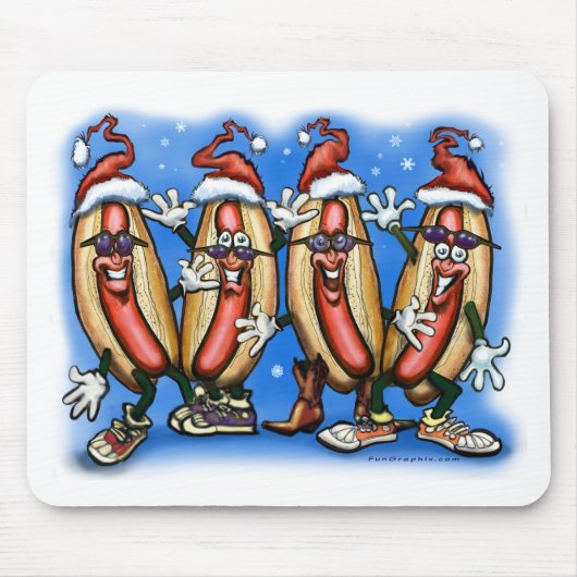 Weiner Christmas Mousepad (Vorne)