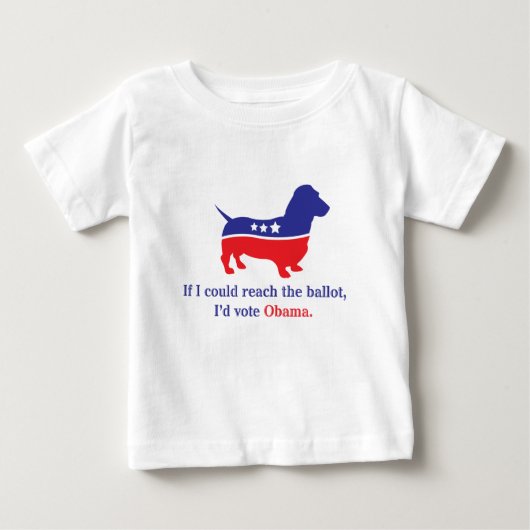 Weiner Dog, Dackel. Baby T-shirt (Vorderseite)