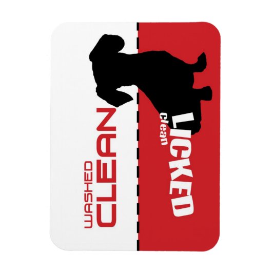 Weiner Dog, Geschirrspüler Magnet - gelockert saub (Vertikal)