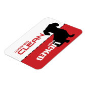 Weiner Dog, Geschirrspüler Magnet - gelockert saub (Linke Seite)