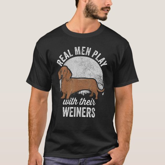 Weiner Dog Happy Halloween Dackel Kostüm T-Shirt (Vorderseite)